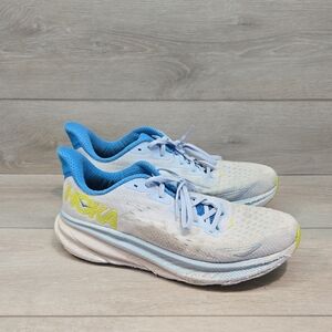 Hoka One One Mens Clifton 9 Athletic  Running Shoes Sneakers Sz 11D